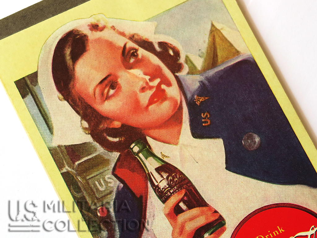 CARNET DE SCORE COCA-COLA U.S. ARMY NURSE