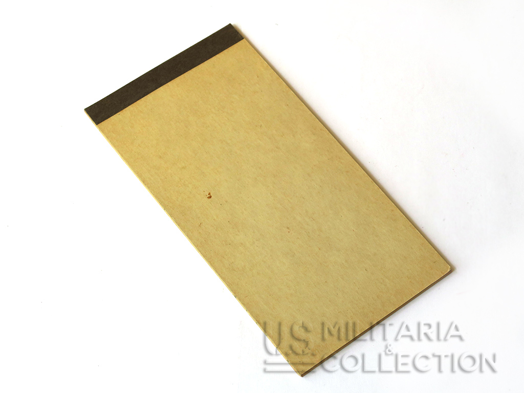 CARNET DE SCORE COCA-COLA U.S. ARMY NURSE