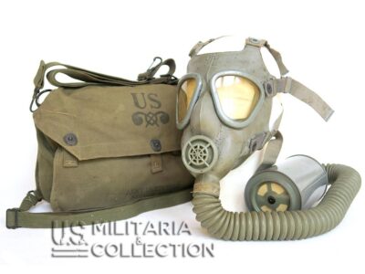 Masque à Gaz US M4 et musette M6