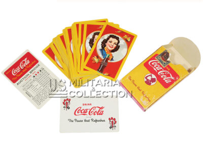 Jeu de cartes US COCA-COLA 1943