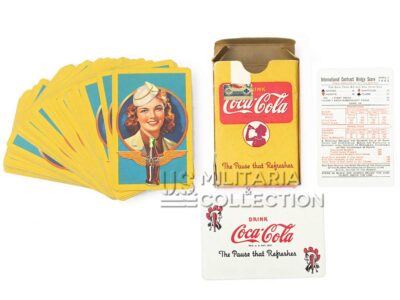 Jeu de cartes COCA-COLA daté 1943