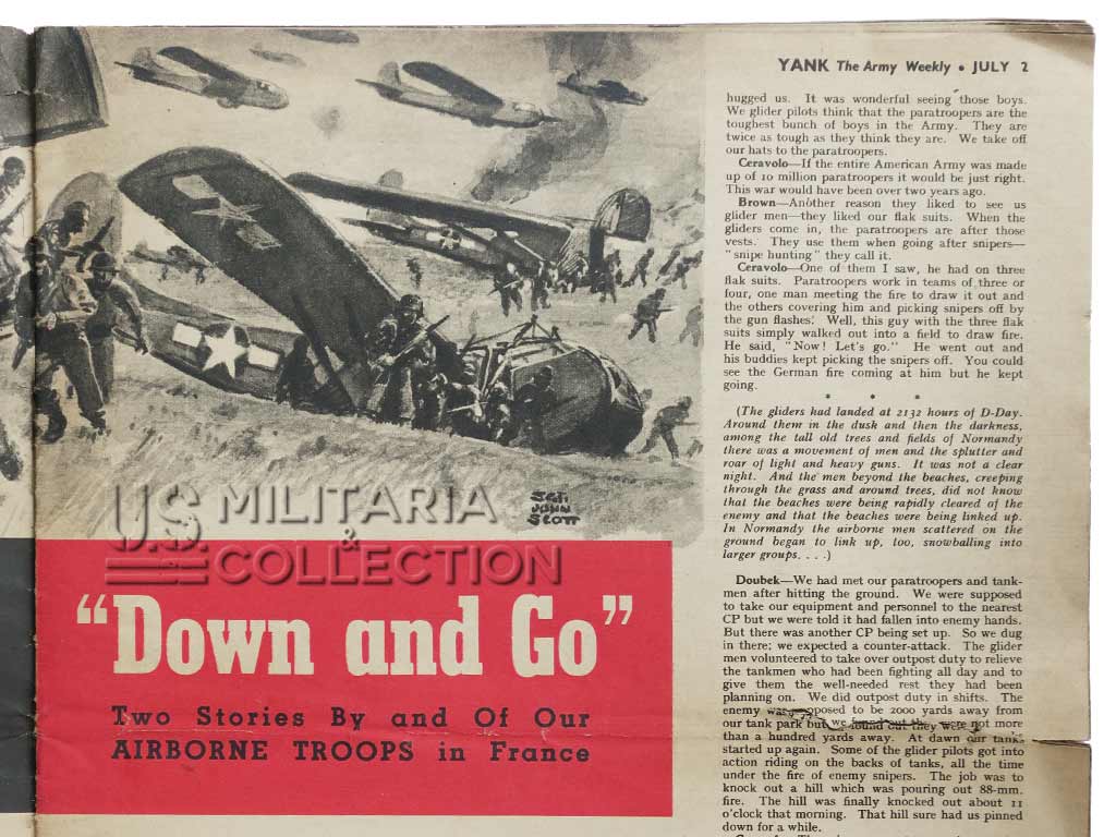 Magazine Yank, 2 juillet 1944, Airborne Operations in France