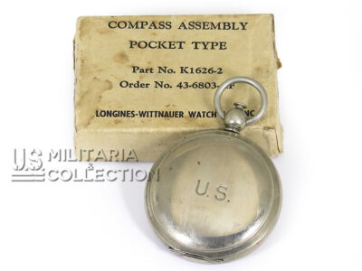 Boussole de poche USAAF WW2 avec boîte d'origine
