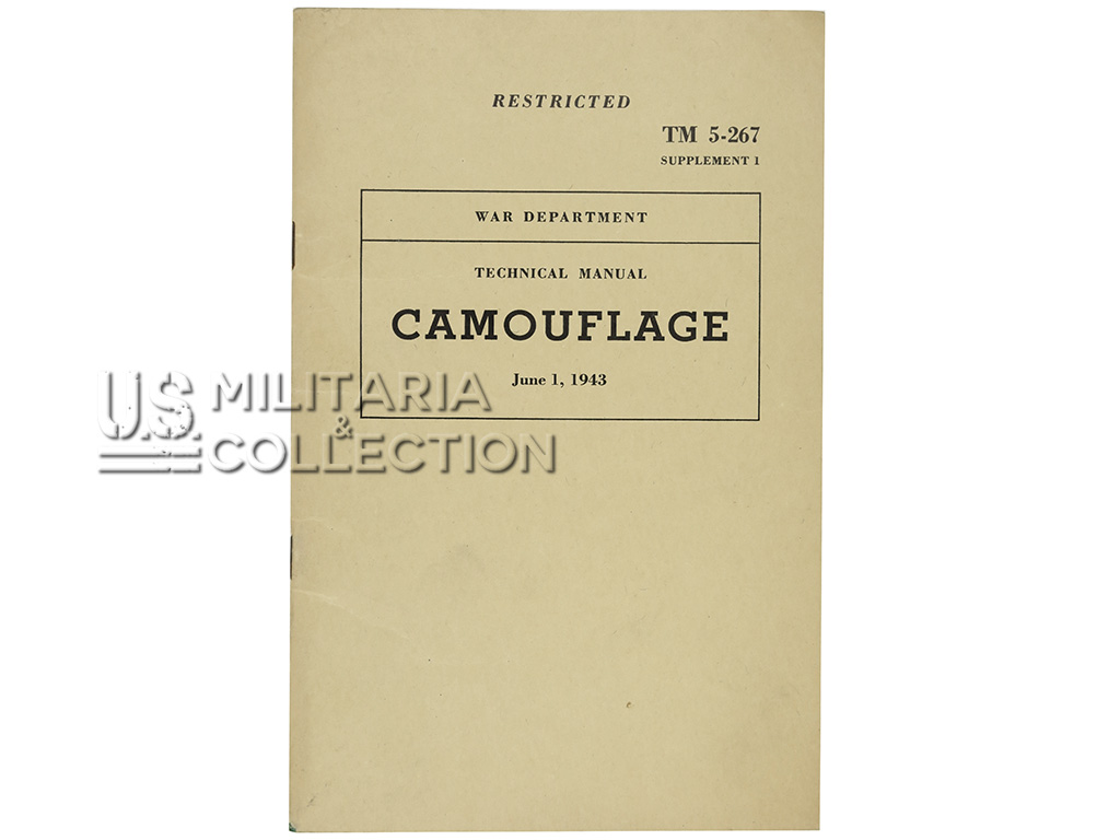 Manuel Technique de Camouflage 1943, TM 5-267