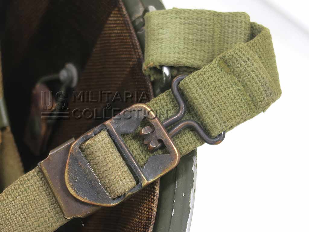 Casque M1 nominatif, premières fabrications, complet