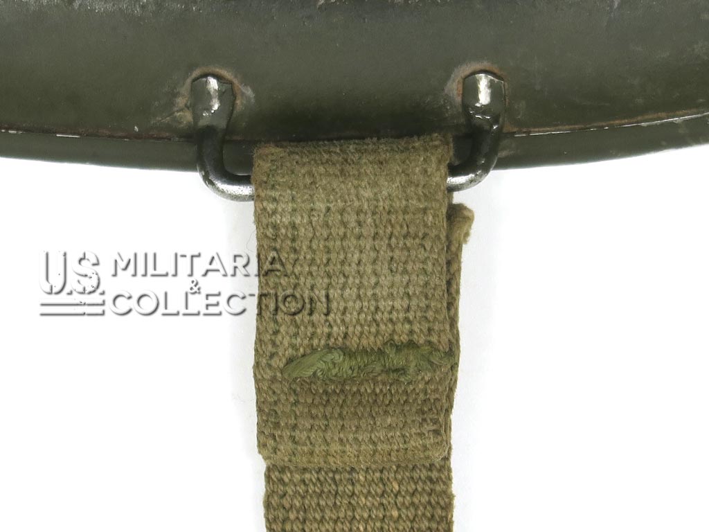 Casque M1 nominatif, premières fabrications, complet