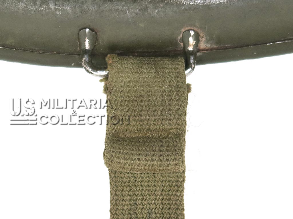 Casque M1 nominatif, premières fabrications, complet