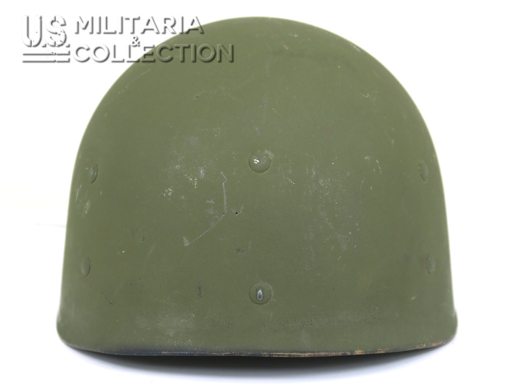 Casque M1 nominatif, premières fabrications, complet