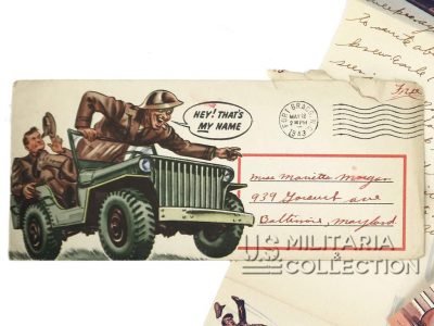 Lettre James A Elliott, Fort Bragg, 1943