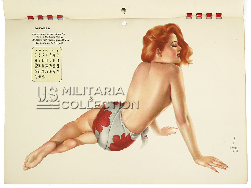 Calendrier US Pin Up 1944, Varga