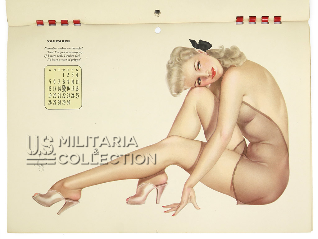 Calendrier US Pin Up 1944, Varga