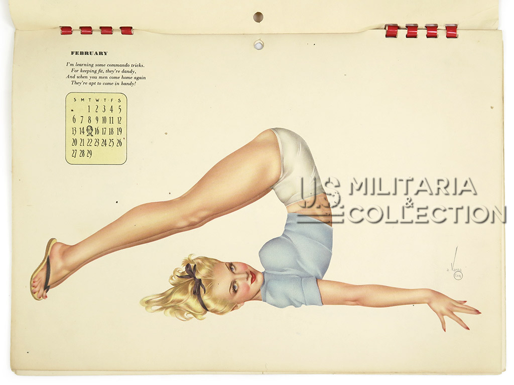 Calendrier US Pin Up 1944, Varga