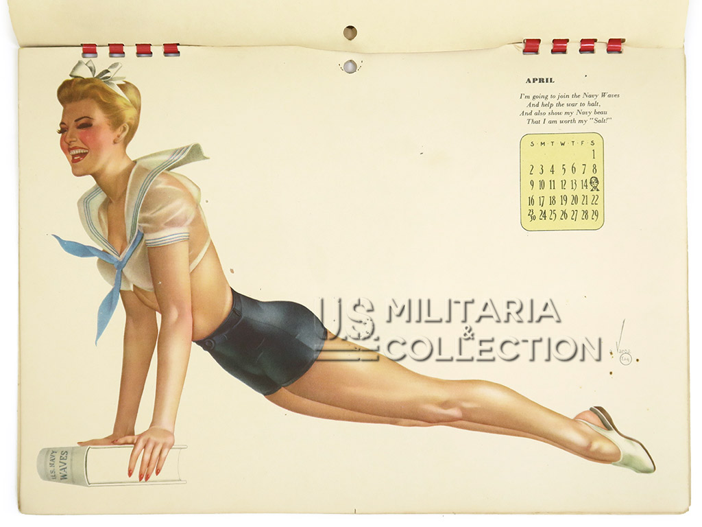 Calendrier US Pin Up 1944, Varga