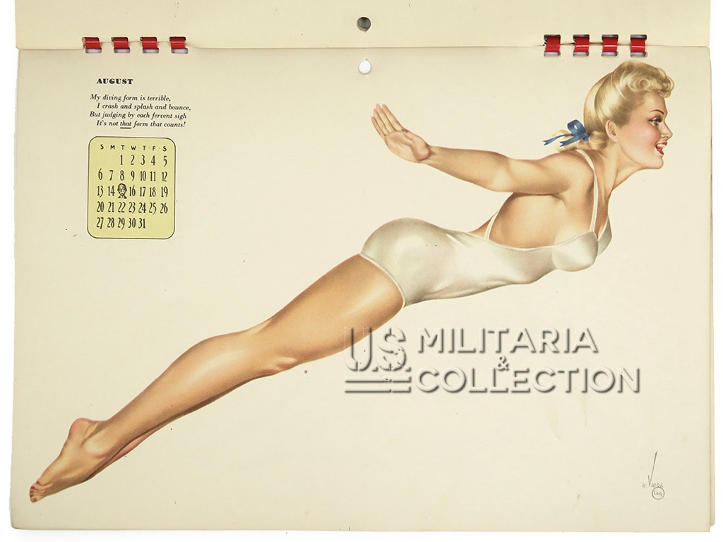 Calendrier US Pin Up 1944, Varga