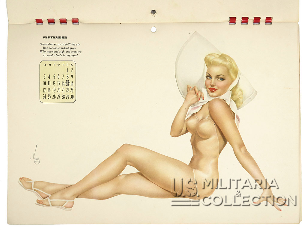 Calendrier US Pin Up 1944, Varga