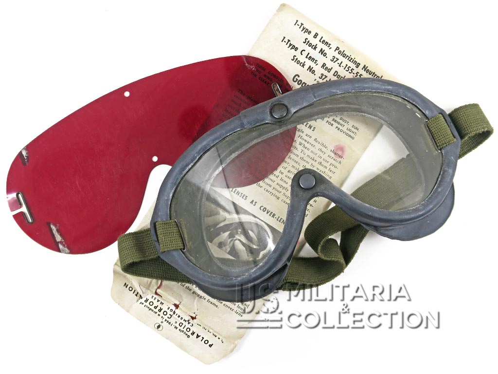 Lunettes, Polaroid, M-1944, (Goggles N-2)