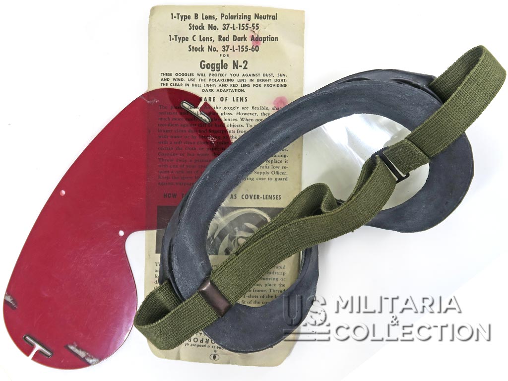Lunettes, Polaroid, M-1944, (Goggles N-2)