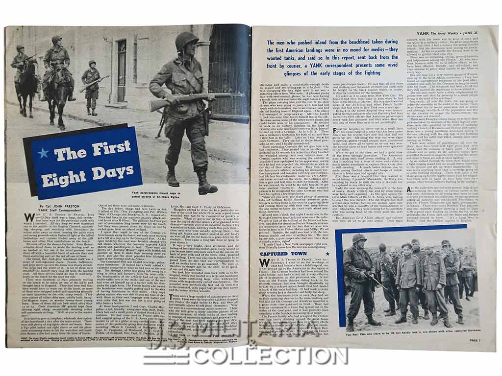 Yank Magazine, 25 Juin 1944, Sainte-Mère-Église
