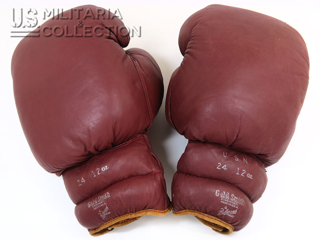 Gants de boxe, cuir, US Navy, GoldSmith