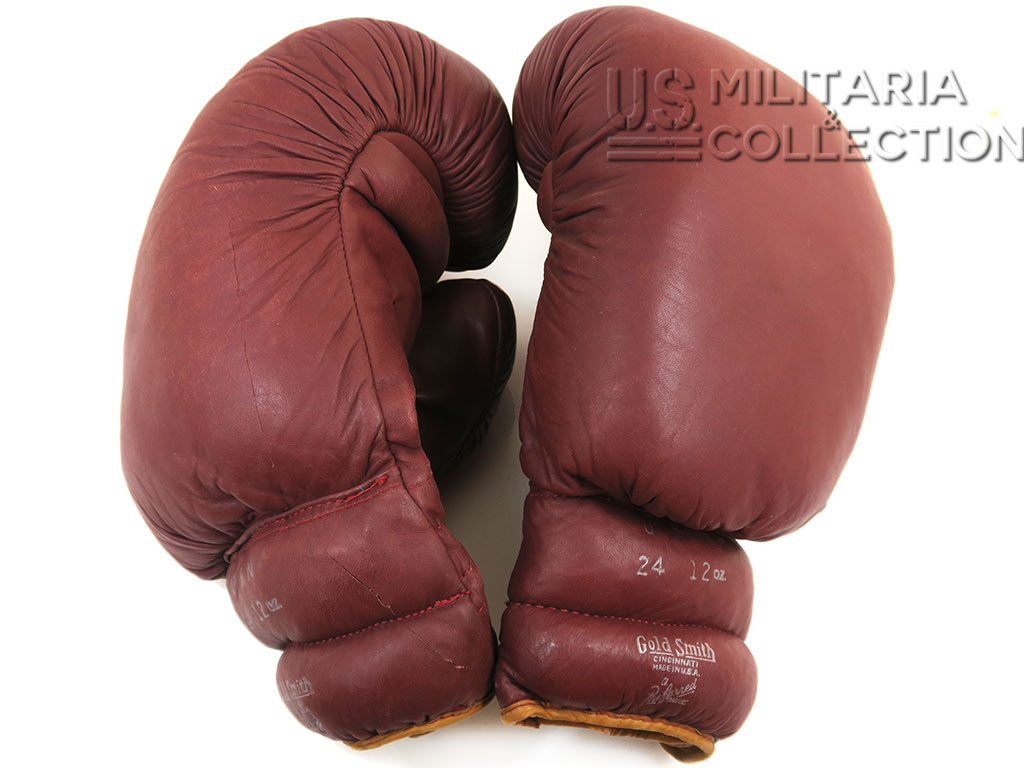 Gants de boxe, cuir, US Navy, GoldSmith