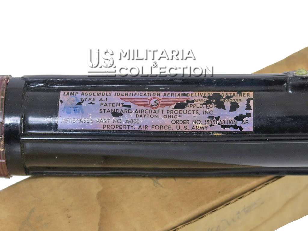 Lampe type A-1, USAAF, container de largage