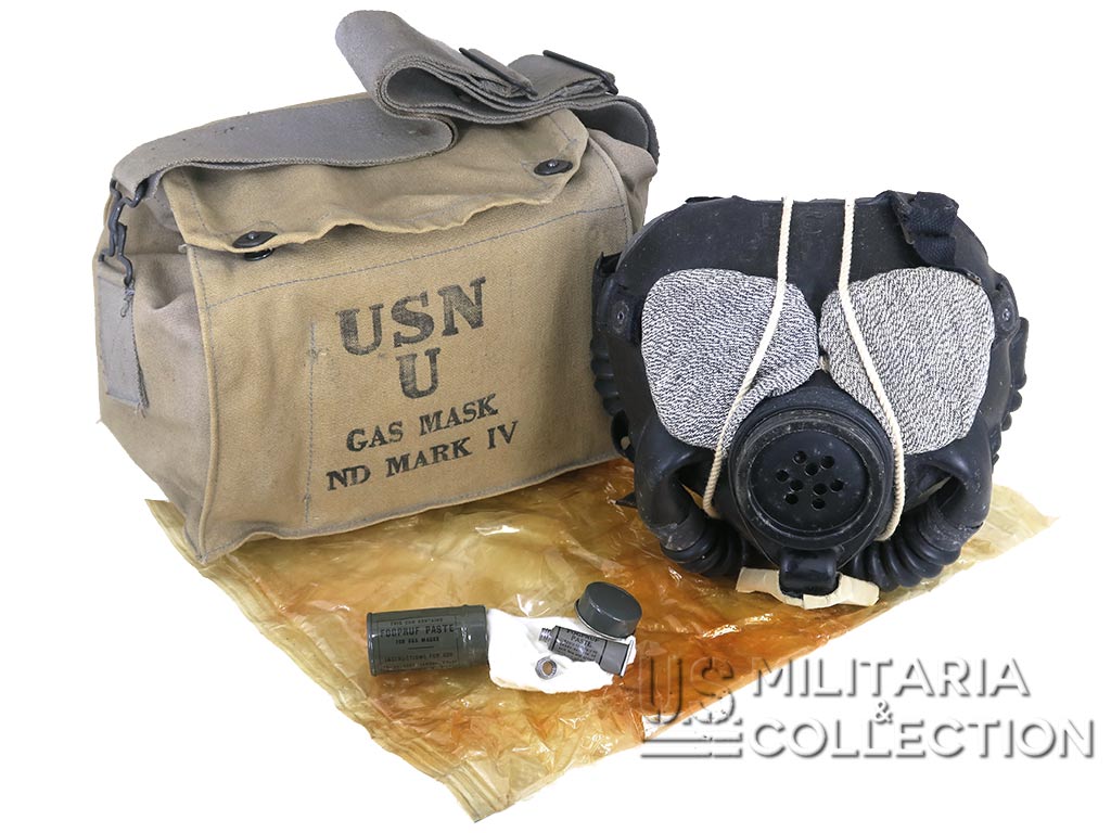 Masque anti-gaz, US Navy, USMC, Mark IV, 1944