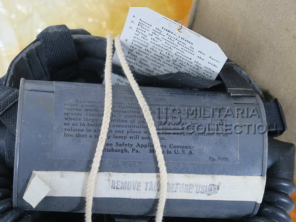 Masque anti-gaz, US Navy, USMC, Mark IV, 1944