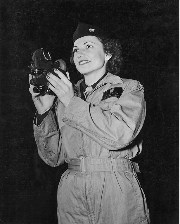Lieutenant J.G. Jane Falls, U.S. Navy WAVES Navigator