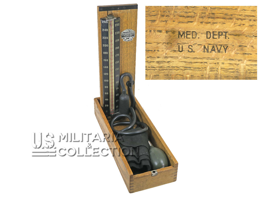 Tensiomètre à mercure, Medical Department US Navy