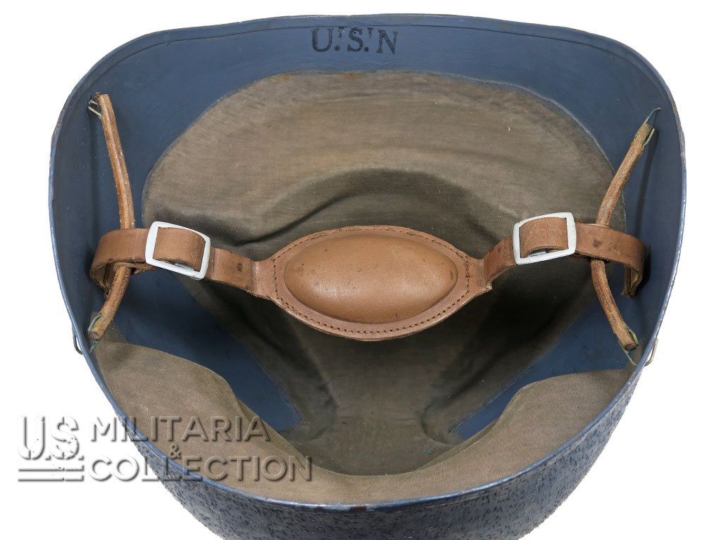 Casque Mk 2, US Navy, peinture "Navy blue" 1943