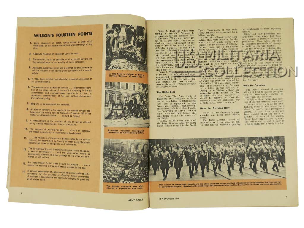 Magazine Army Talks, German Propaganda, ETO
