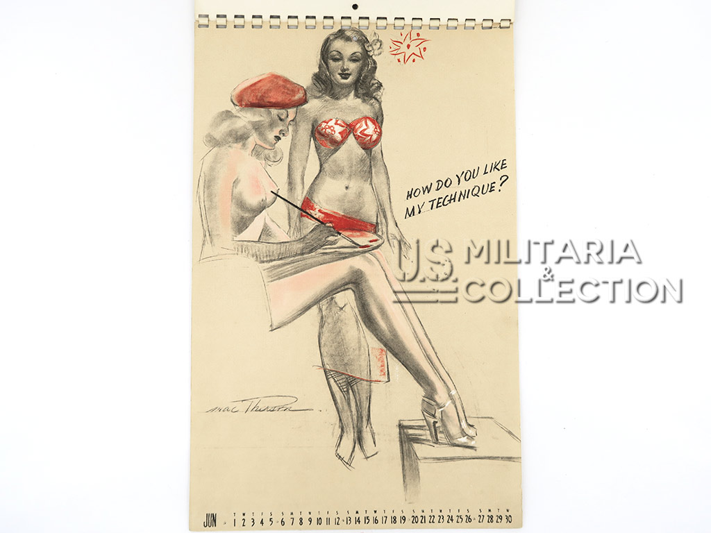 Calendrier Pin-up 1943, Earl MacPherson