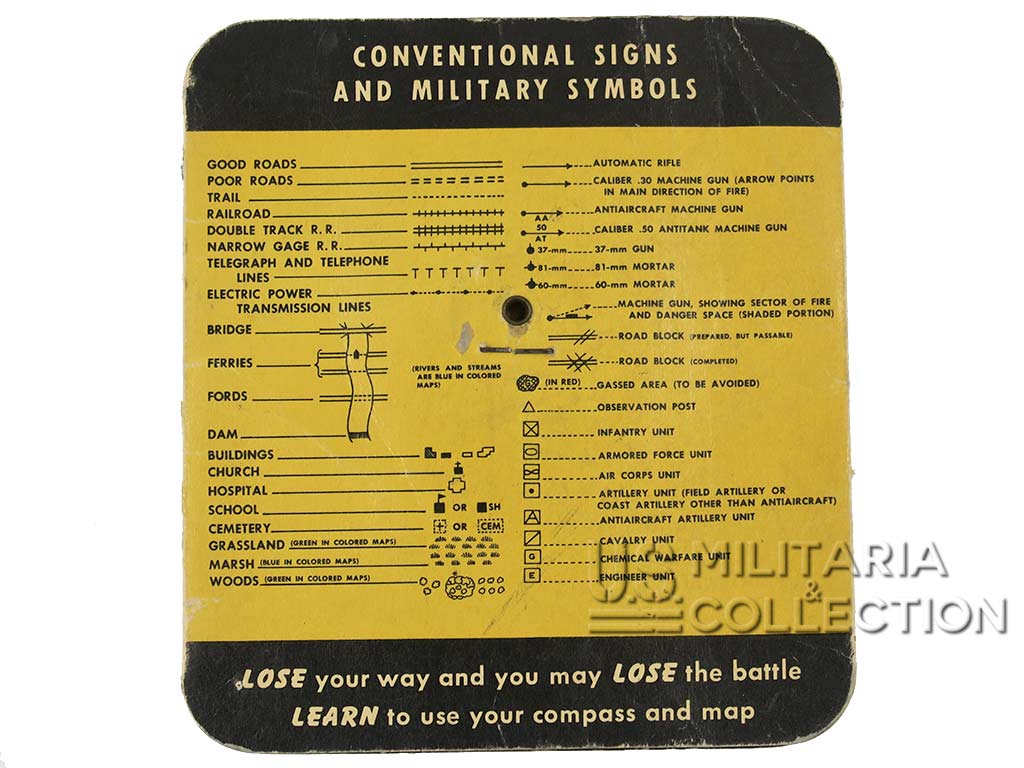 Guide utilisation boussole, US Army