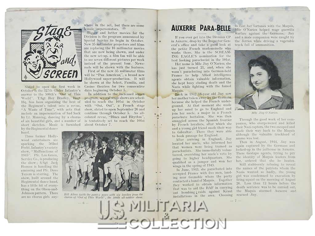 Magazine Screaming Eagle, 101st Airborne Division, Vol.1 n°2