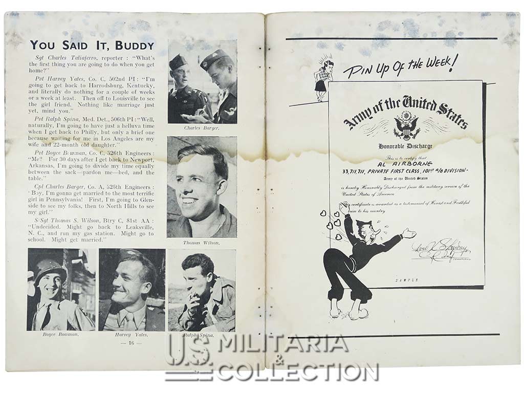 Magazine Screaming Eagle, 101st Airborne Division, Vol.1 n°2