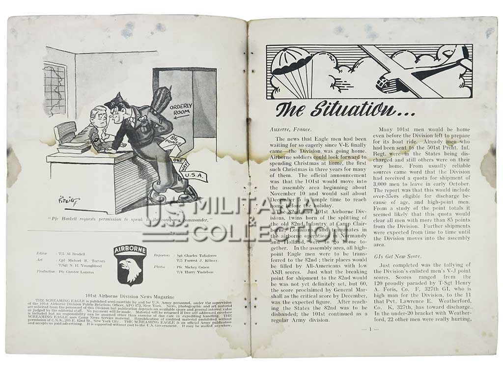Magazine Screaming Eagle, 101st Airborne Division, Vol.1 n°2