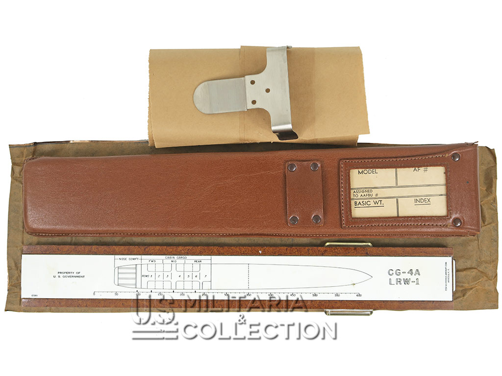 Règle de chargement, planeur WACO CG-4A