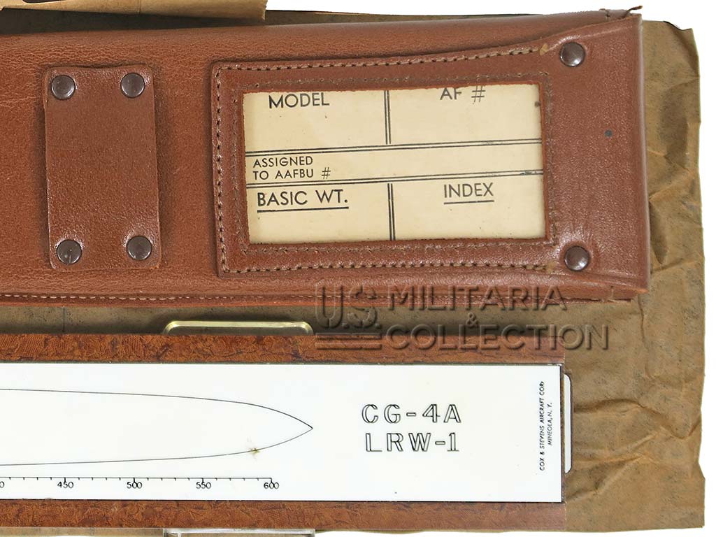 Règle de chargement, planeur WACO CG-4A