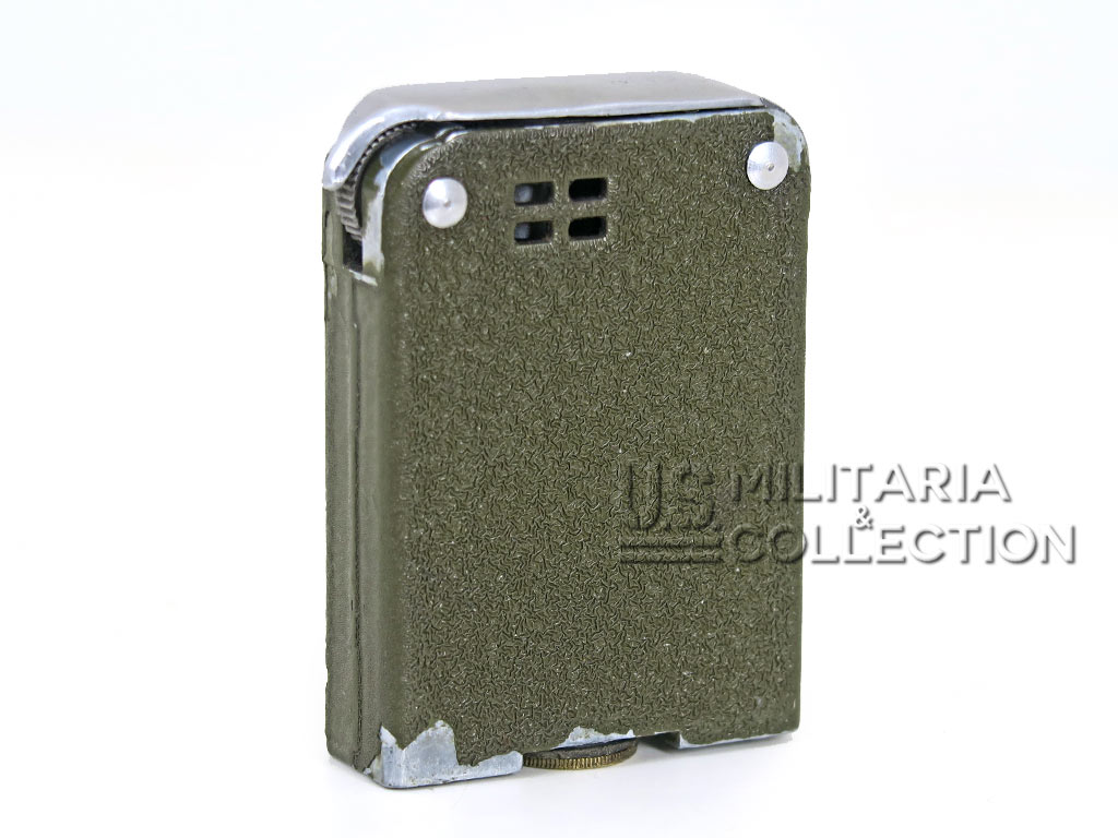 Briquet US Galter Windjammer, Green Crackle Finish