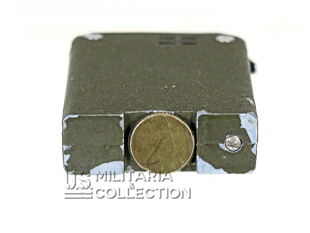 Briquet US Galter Windjammer, Green Crackle Finish