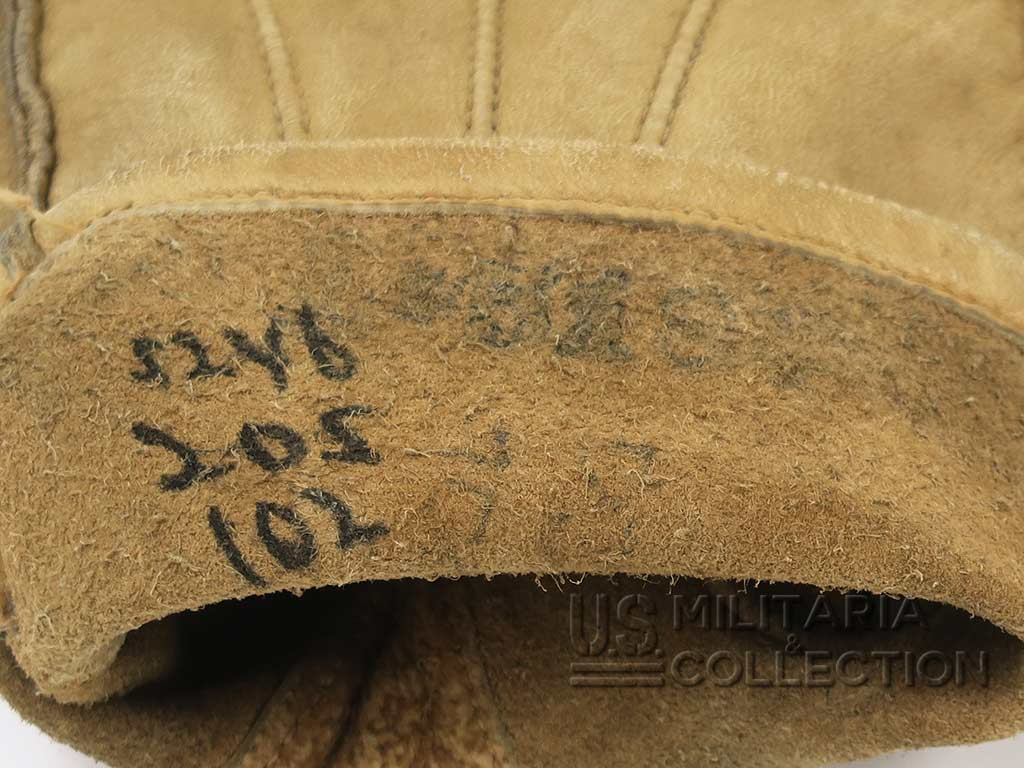 Gants De Parachutiste US WW2 Reproduction - 100% Cuir De Vache, Avec Sangle, Marron, Neuf Avec étiquettes