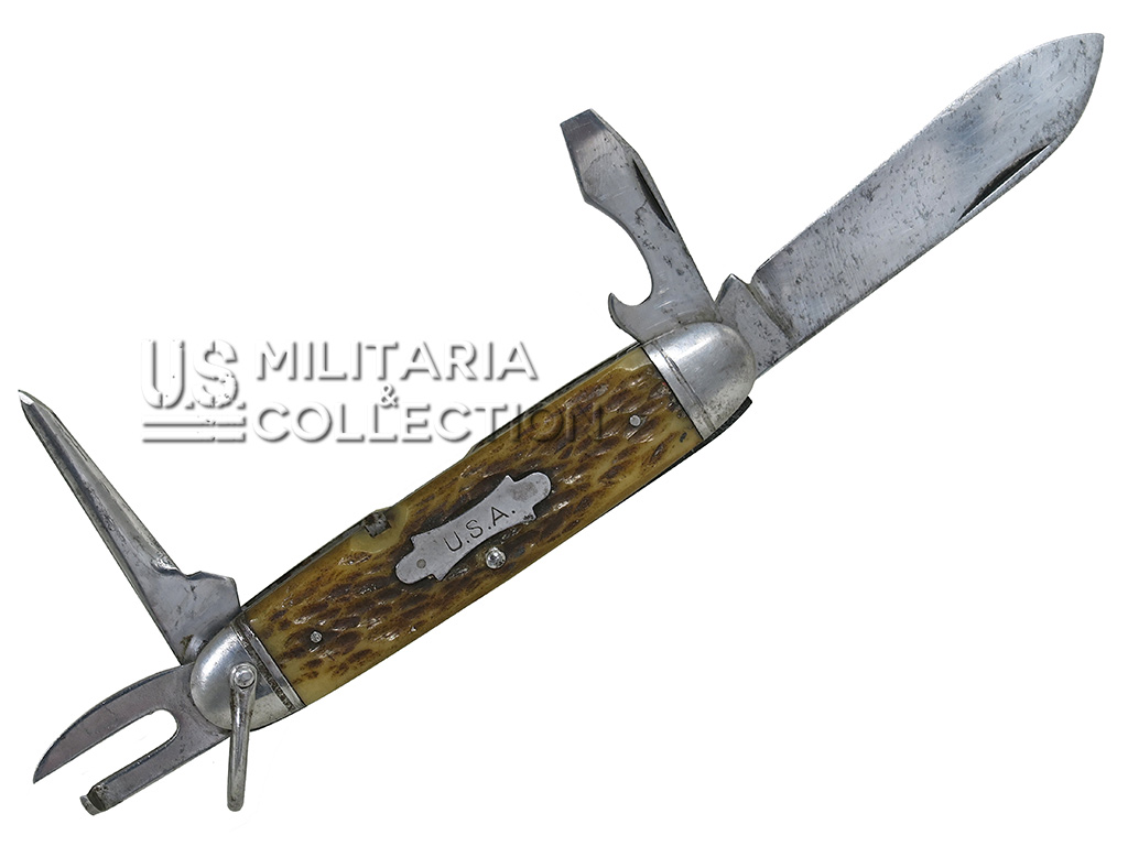 Couteau de poche utilitaire, US Army WWII, Camillus