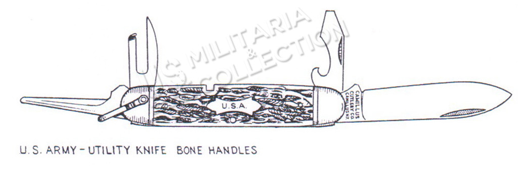 Couteau de poche utilitaire, US Army WWII, Camillus