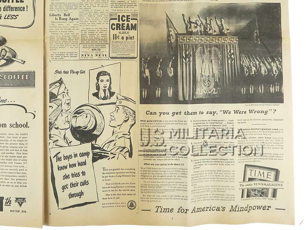 Journal, Des Moines Tribune, 6 juin 1944