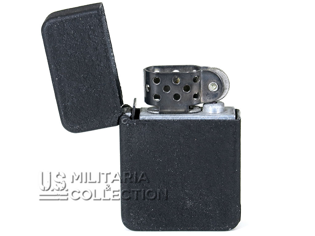Briquet tempête US, black crackle finish, Jan Products Co.