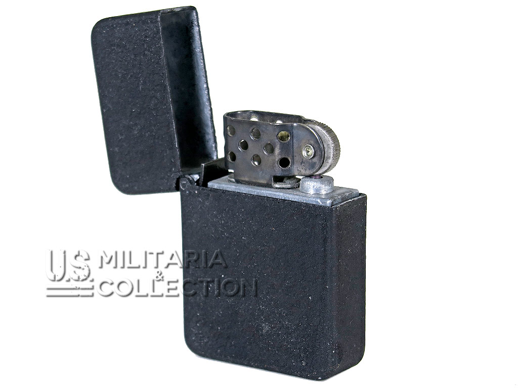Briquet tempête US, black crackle finish, Jan Products Co.