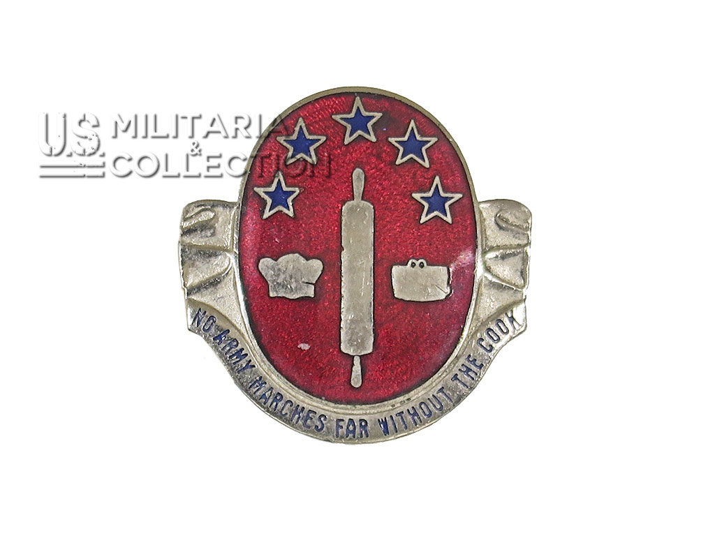 Military Cook Emblems Insigne US Army Cook Baker School | US Militaria & Collection