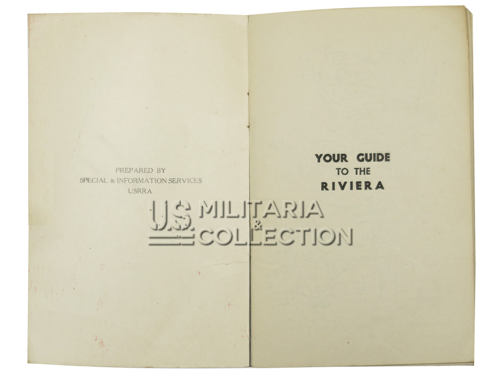 Guide, Welcome to the Riviera, Special & Information Services, USRRA