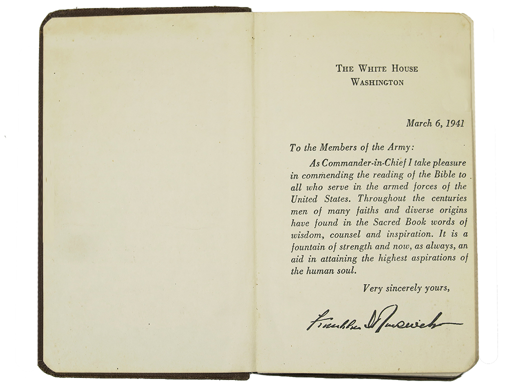 Nouveau Testament, US Army, Roman Catholic Version, 1942