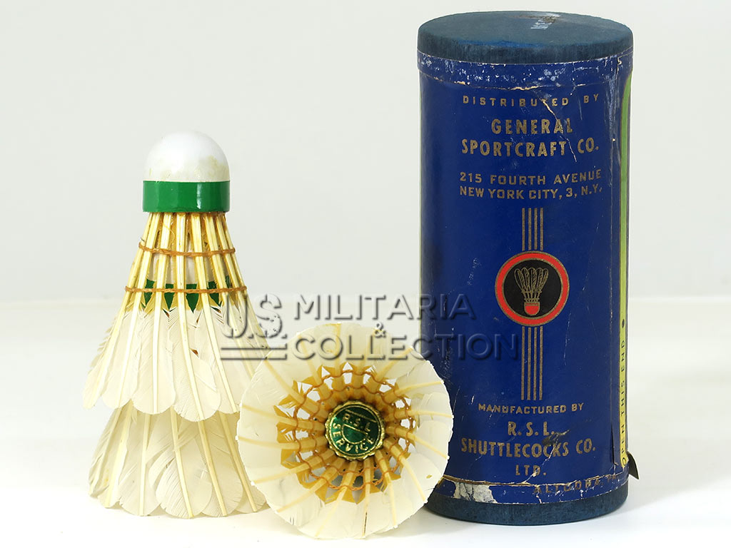 Boite Volants Badminton RSL, vendue dans les PX (Post Exchanges)
